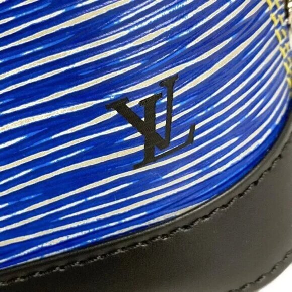 100% Authentic LOUIS VUITTON Nano Alma Epi Denim Handbag 1018-113024 - Picture 8 of 14